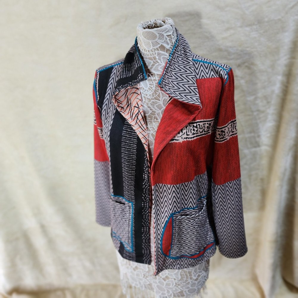 MISSLOOK Multicolor Patterned Jacket